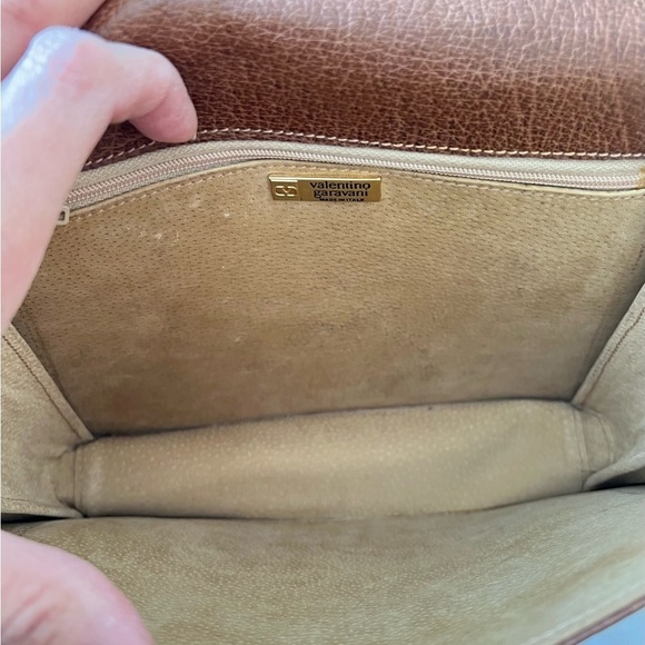 Valentino Garavani Brown Leather Single Strap Shoulder Bag Italy | VTG Authentic - Picture 9 of 12